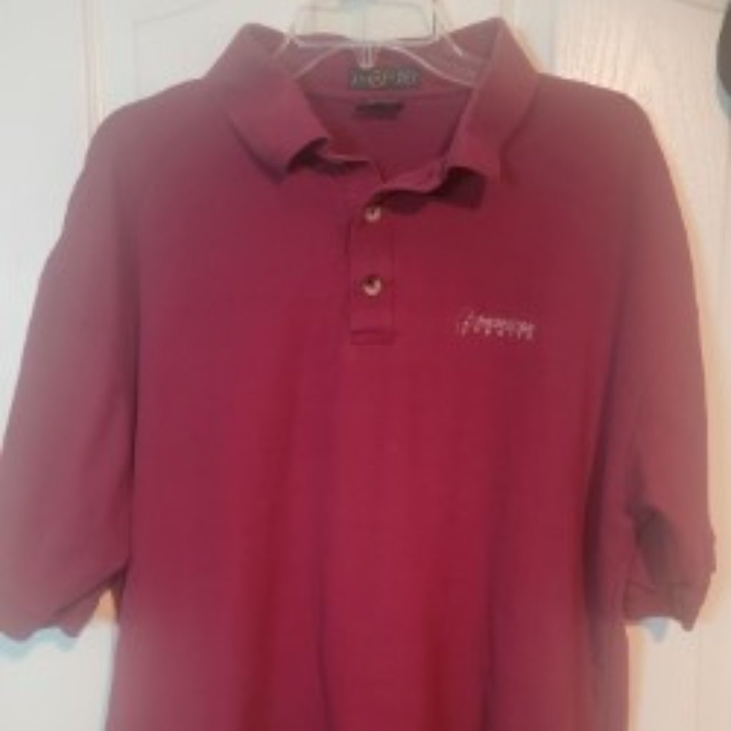 Innovation Sports Cti Burgundy Polo  Ama Player Brand  Embroidered  Xl